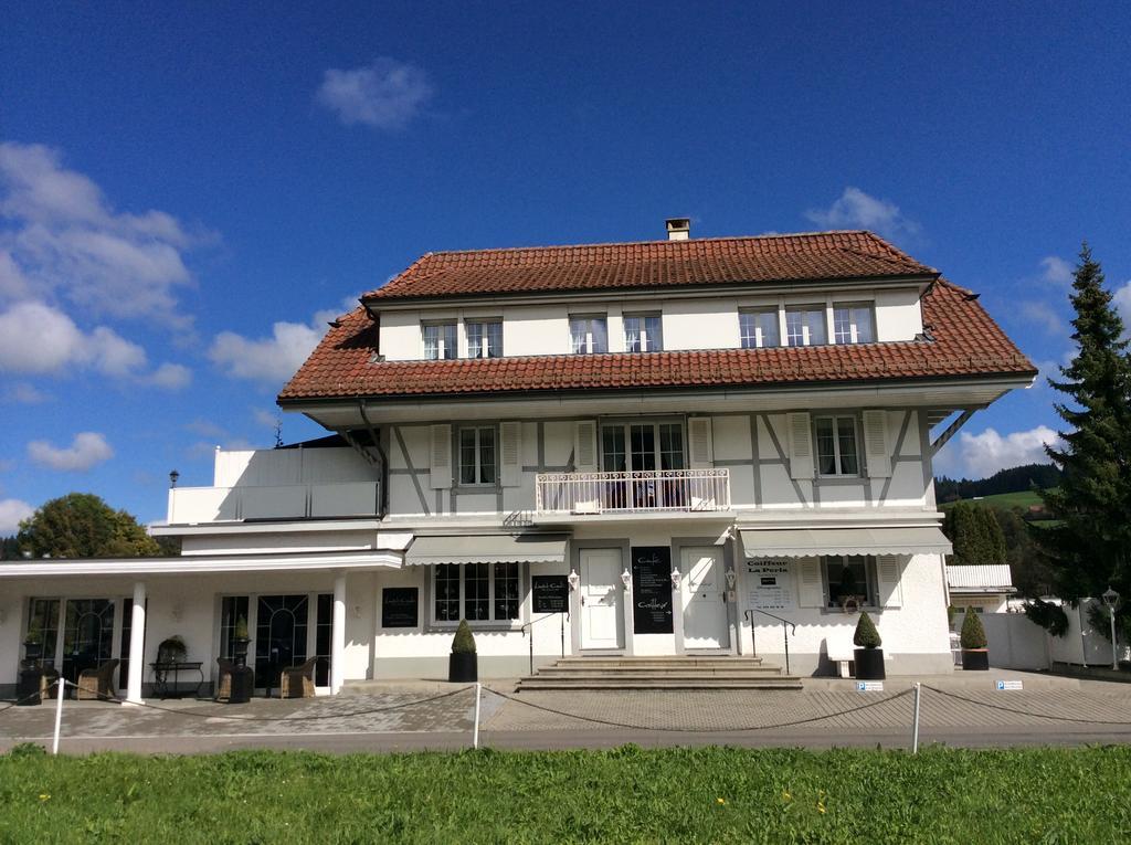 Landcafe mit Mini Hotel Burgdorf Exterior foto