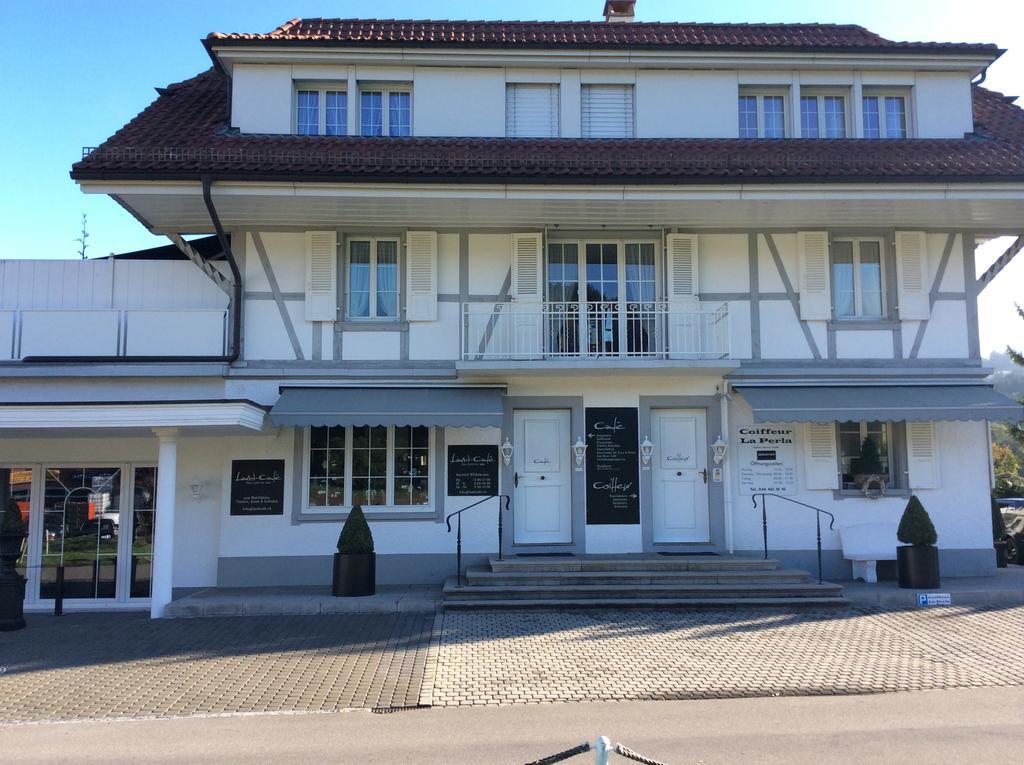 Landcafe mit Mini Hotel Burgdorf Exterior foto